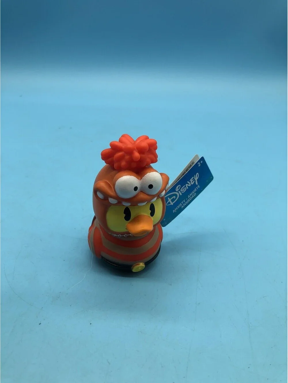 Just Play Disney Pixar Inside Out Anxiety Duck Figure Toy Orange New Loose